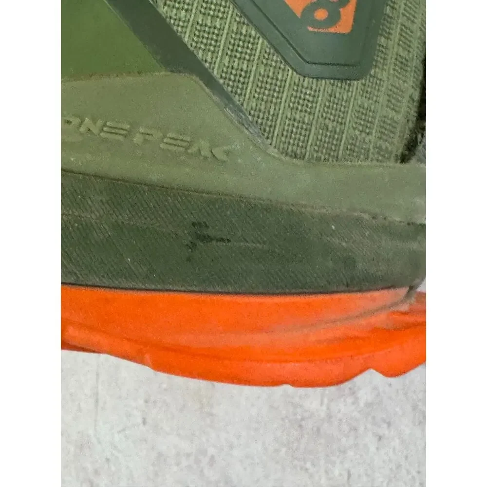 Altra Lone Peak 8 Shoes Mens Size 9 Dusty Olive Orange Trail AL0A85NC315 READ